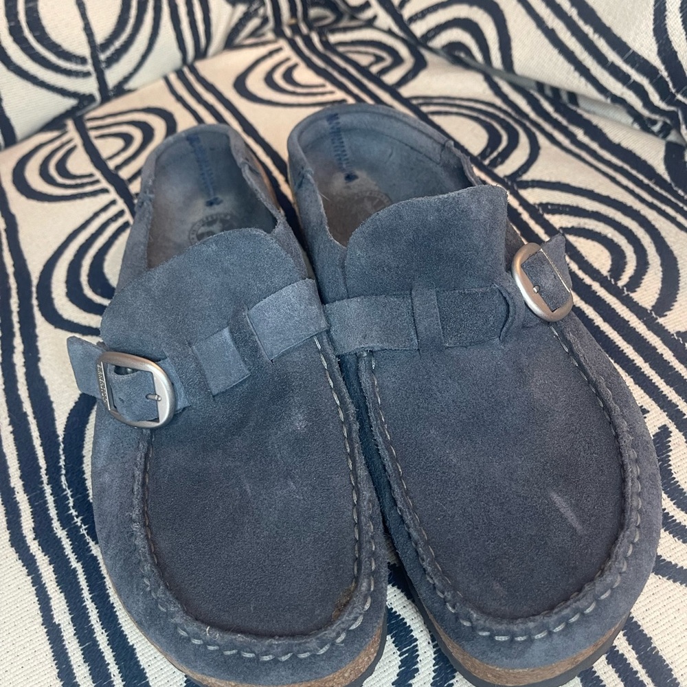 Buckley Birkenstock Navy Clogs - 40 - Picture 9 of 16